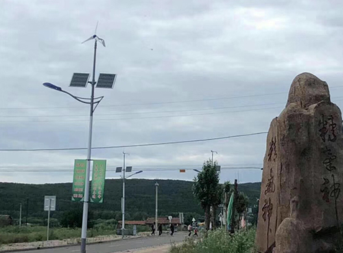 南京歐陸300W風(fēng)光互補發(fā)電系統(tǒng)成功應(yīng)用在內(nèi)蒙道路上