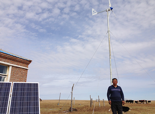 南京歐陸電氣戶用型風光互補發電系統案例分析